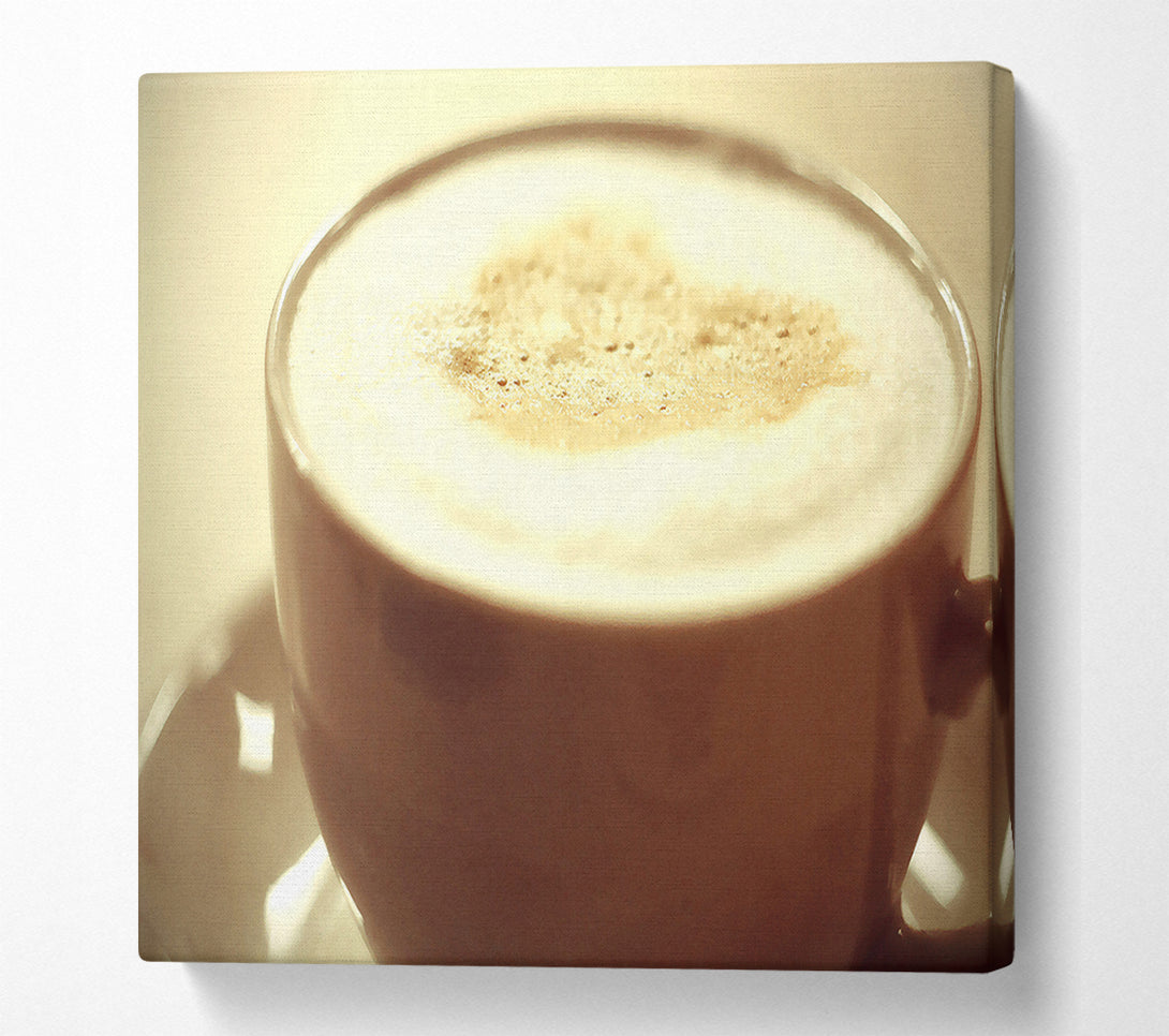  A Canvas Print of Cappuccino Canvas Art