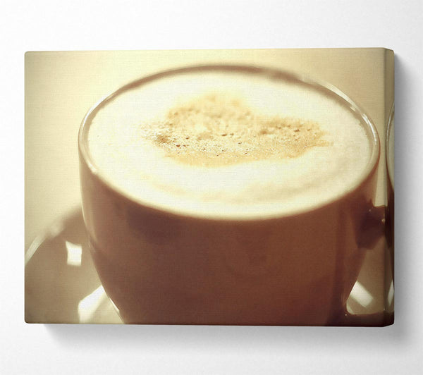  A Canvas Print of Cappuccino Canvas Art