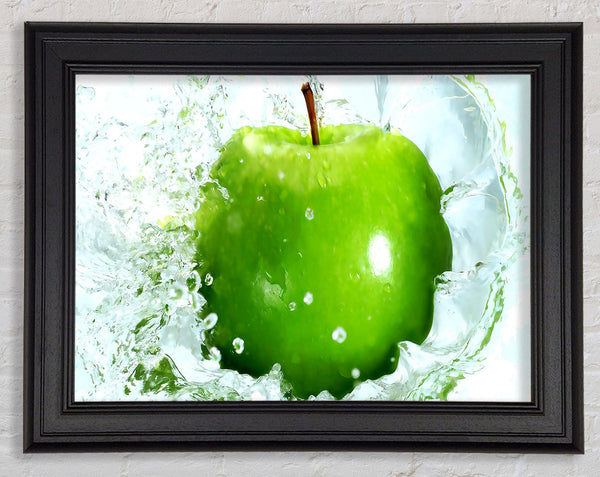 Fresh Green Apple Framed Print