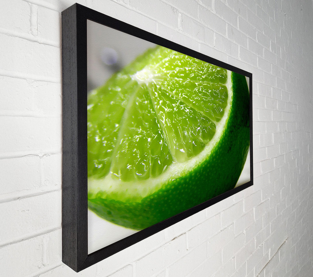  A Canvas Print of Lime Wedge Canvas Print