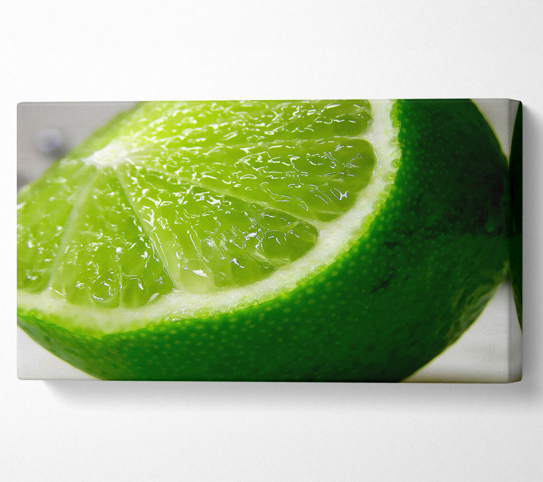  A Canvas Print of Lime Wedge Canvas Print