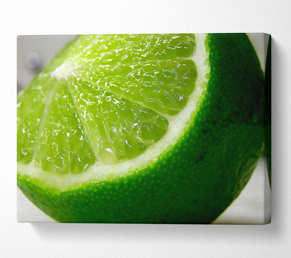  A Canvas Print of Lime Wedge Canvas Print