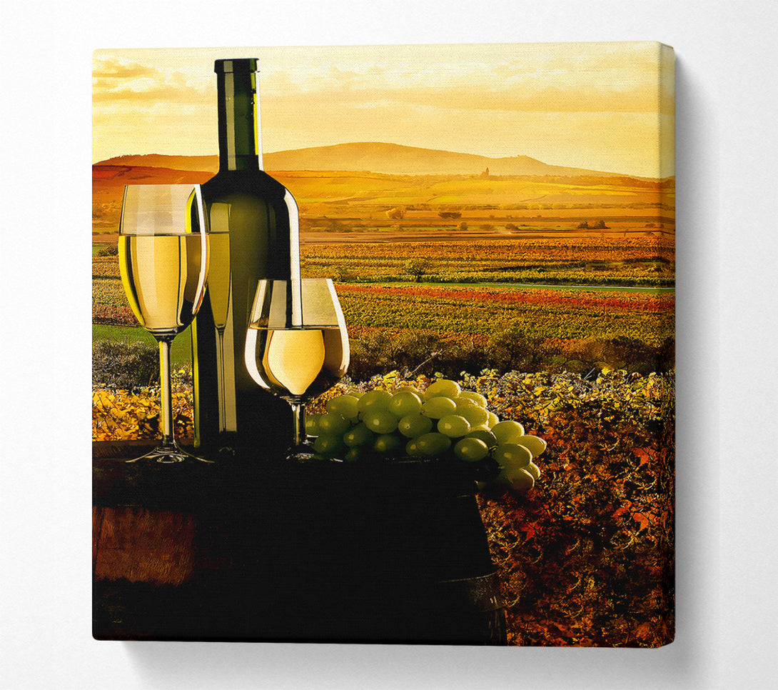 A Canvas Print of Wine Region Canvas Art