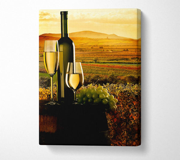  A Canvas Print of Wine Region Canvas Art
