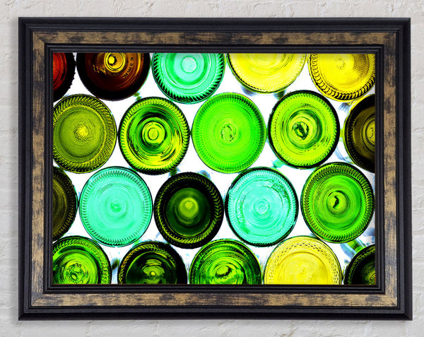 Wine Bottles Framed Print