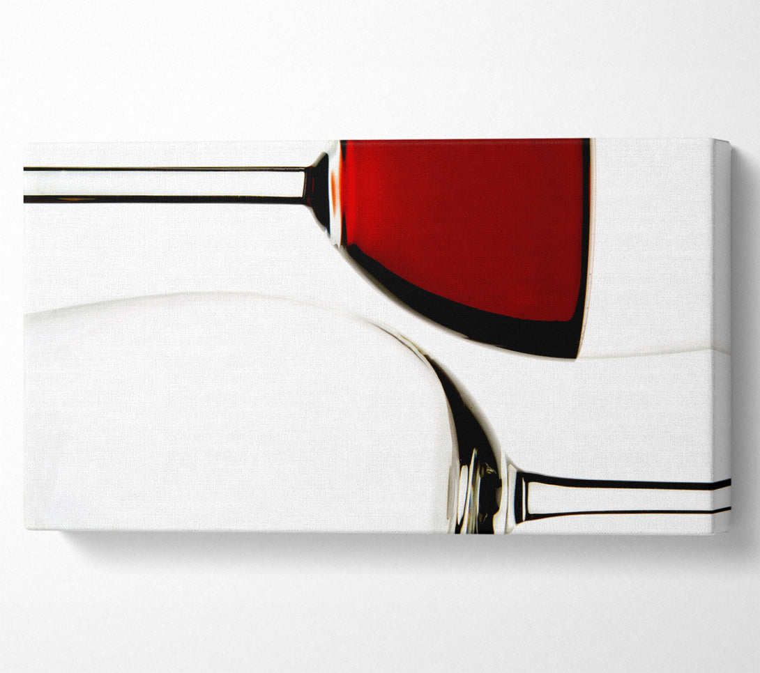  A Canvas Print of Half Full Or Half Empty Canvas Art