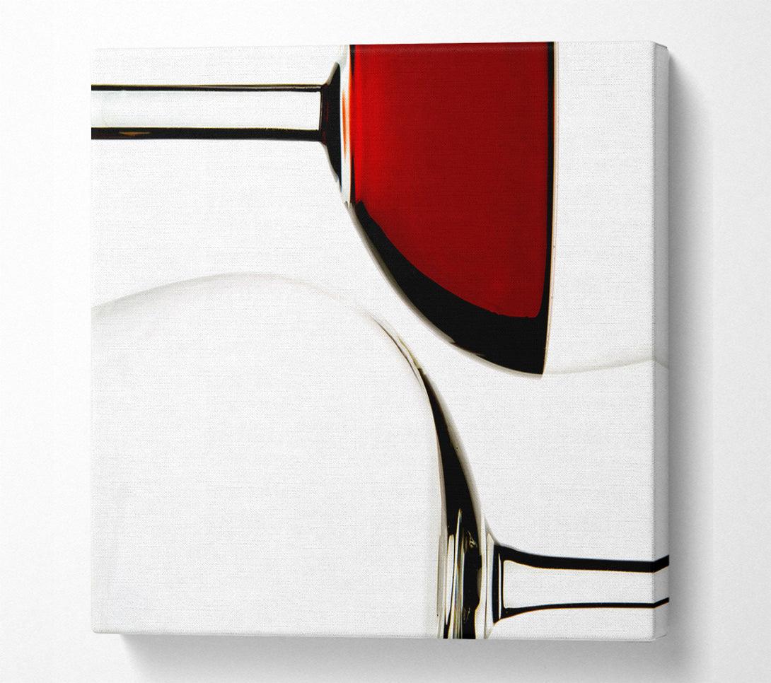  A Canvas Print of Half Full Or Half Empty Canvas Art