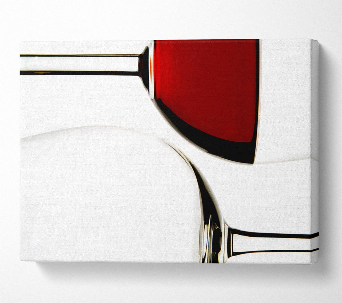  A Canvas Print of Half Full Or Half Empty Canvas Art