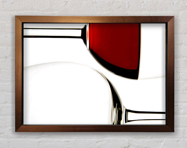 Half Full Or Half Empty Framed Print