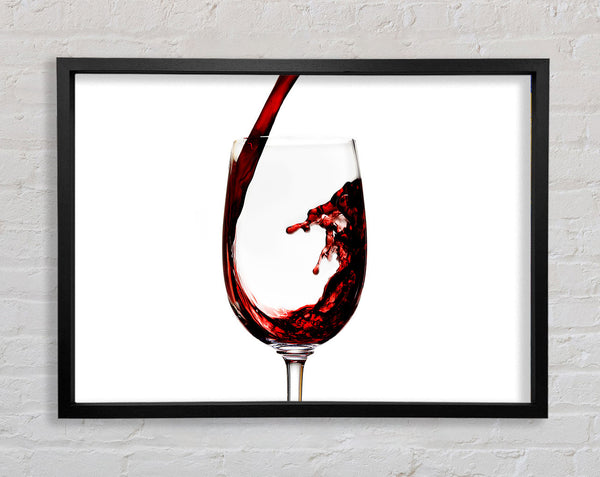 Pouring Red Wine Framed Print