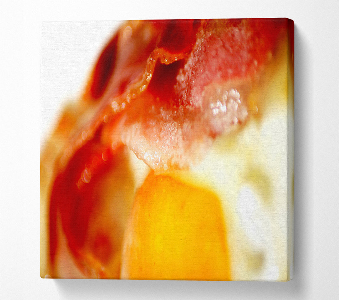  A Canvas Print of Bacon And Eggs Canvas Wall Art