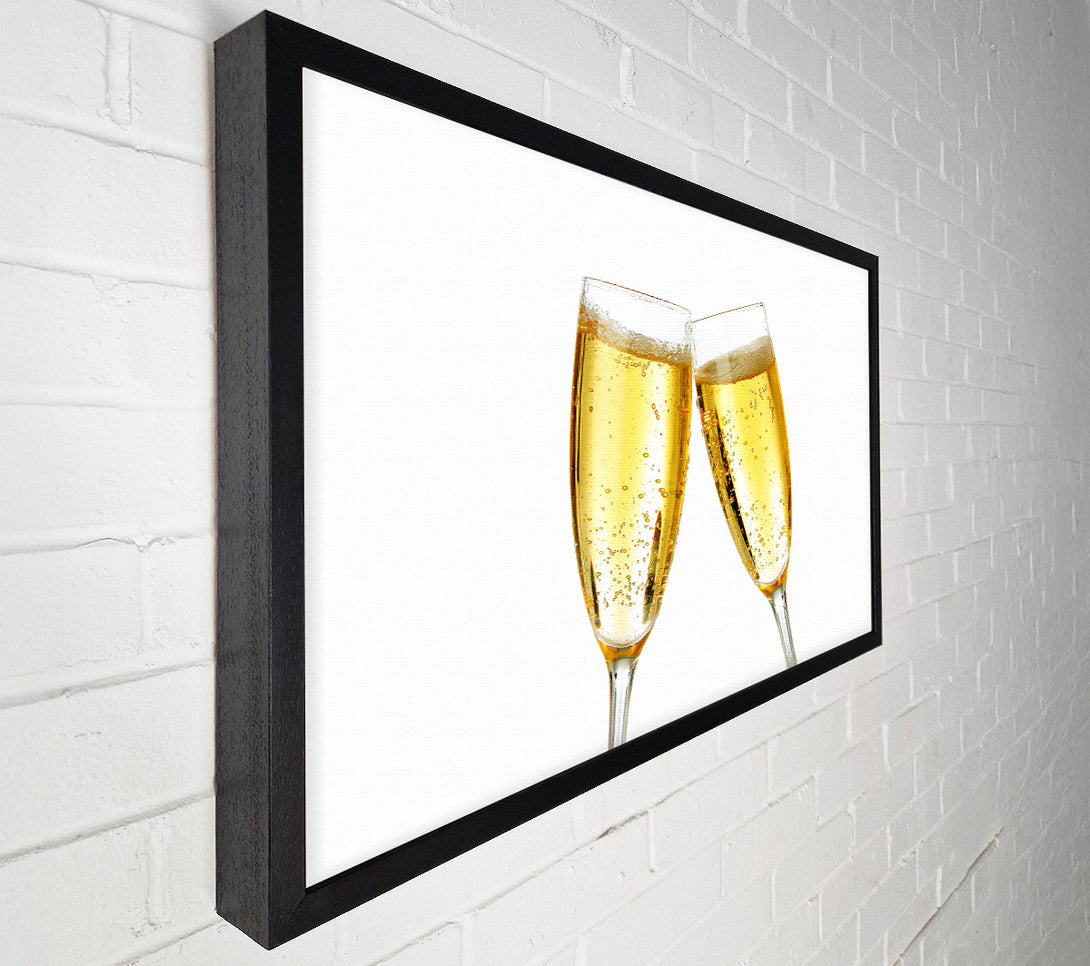  A Canvas Print of Champagne Glass Cheer Canvas Wall Art