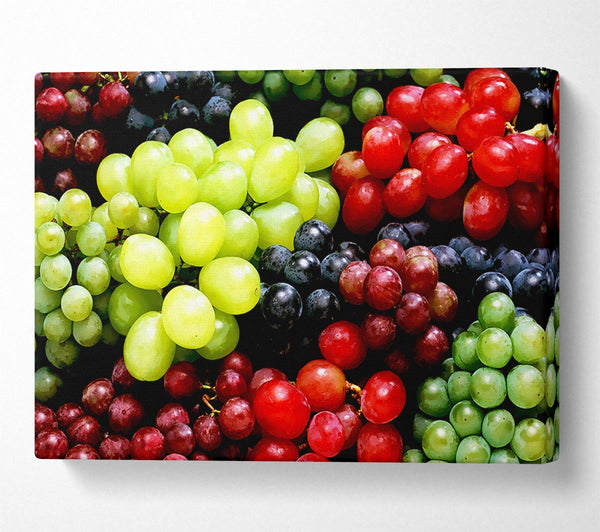  A Canvas Print of Nothing But Grapes Canvas Print
