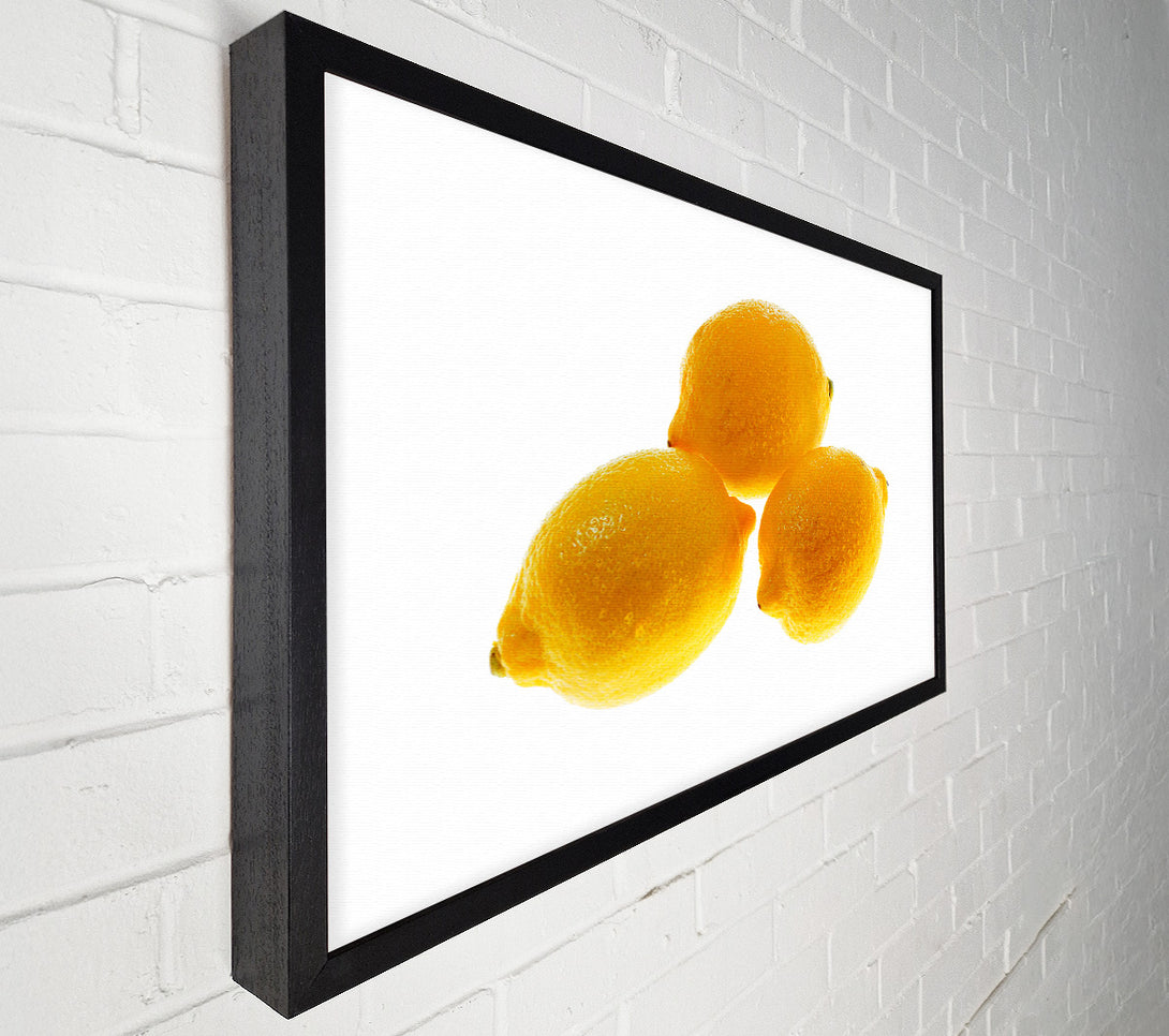  A Canvas Print of Trio Of Lemons Canvas Wall Art