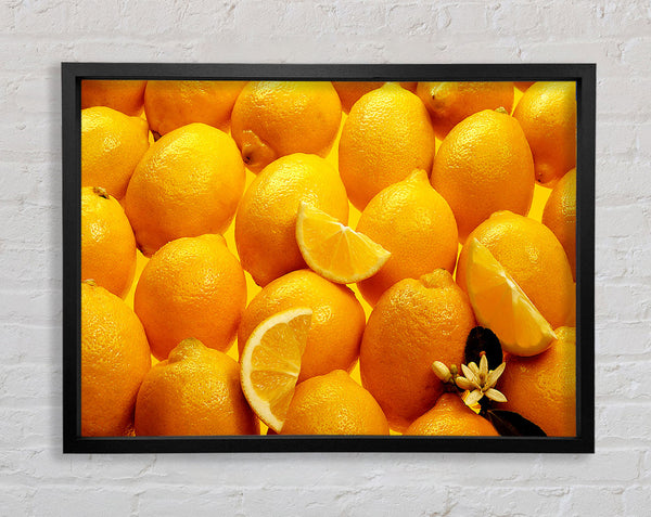 Lemons Framed Print