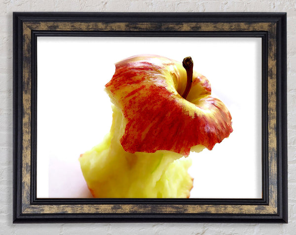 The Core Of An Apple Framed Print