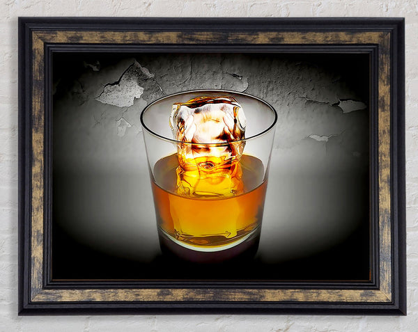 On The Rocks Framed Print