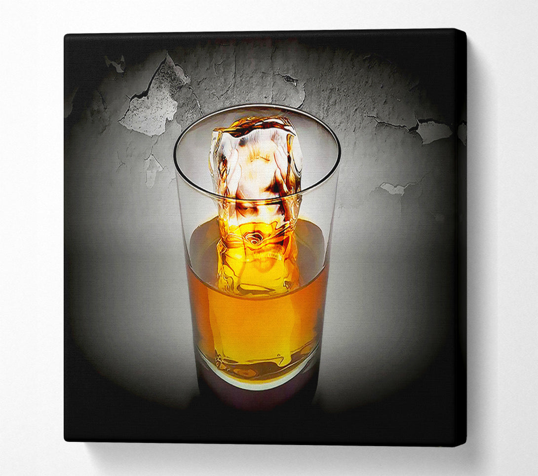  A Canvas Print of On The Rocks Canvas Print