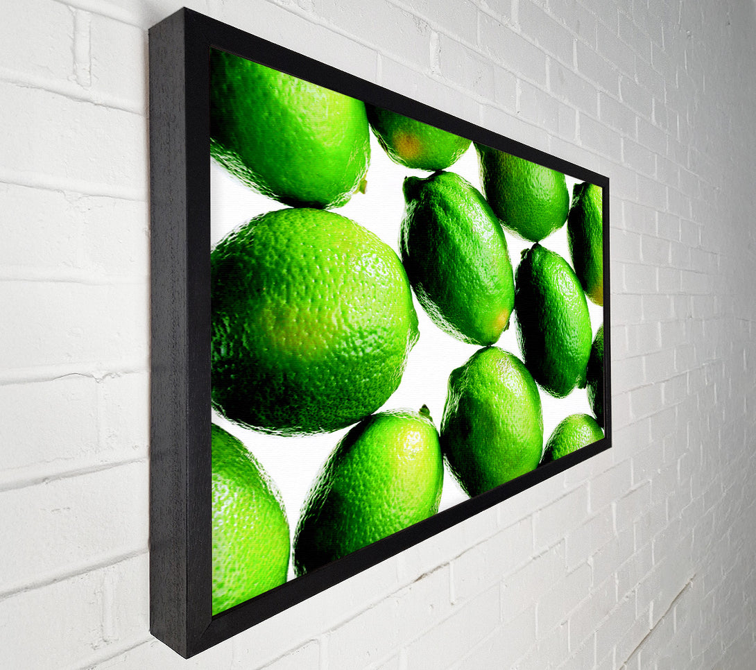  A Canvas Print of Lime Ocean Canvas Print