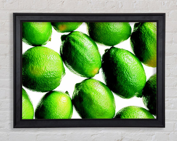 Lime Ocean Framed Print