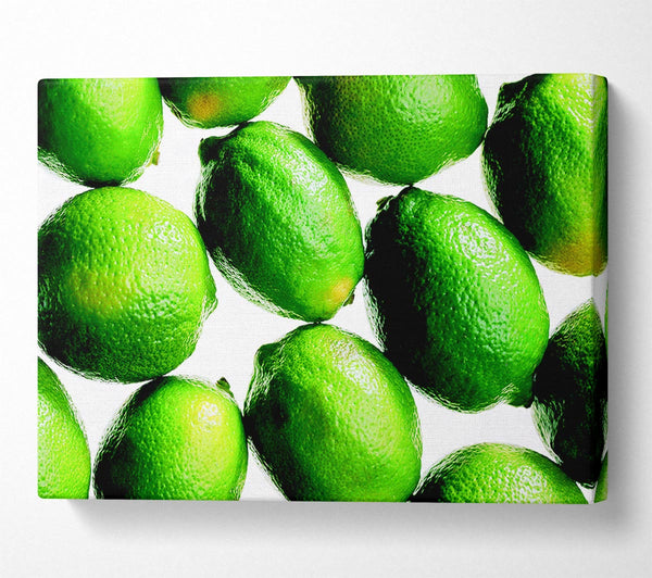  A Canvas Print of Lime Ocean Canvas Print