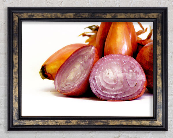 Onion Affair Framed Print