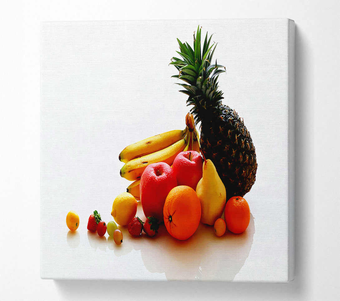  A Canvas Print of Fruit Basket Canvas Art