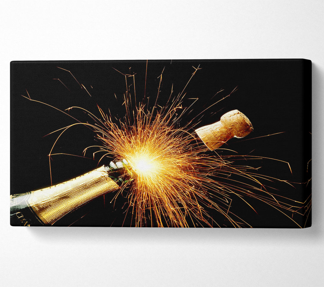  A Canvas Print of Champagne Sparkle Canvas Wall Art