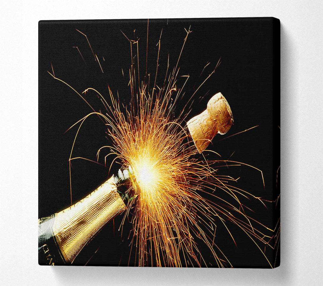  A Canvas Print of Champagne Sparkle Canvas Wall Art