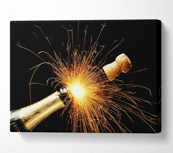  A Canvas Print of Champagne Sparkle Canvas Wall Art