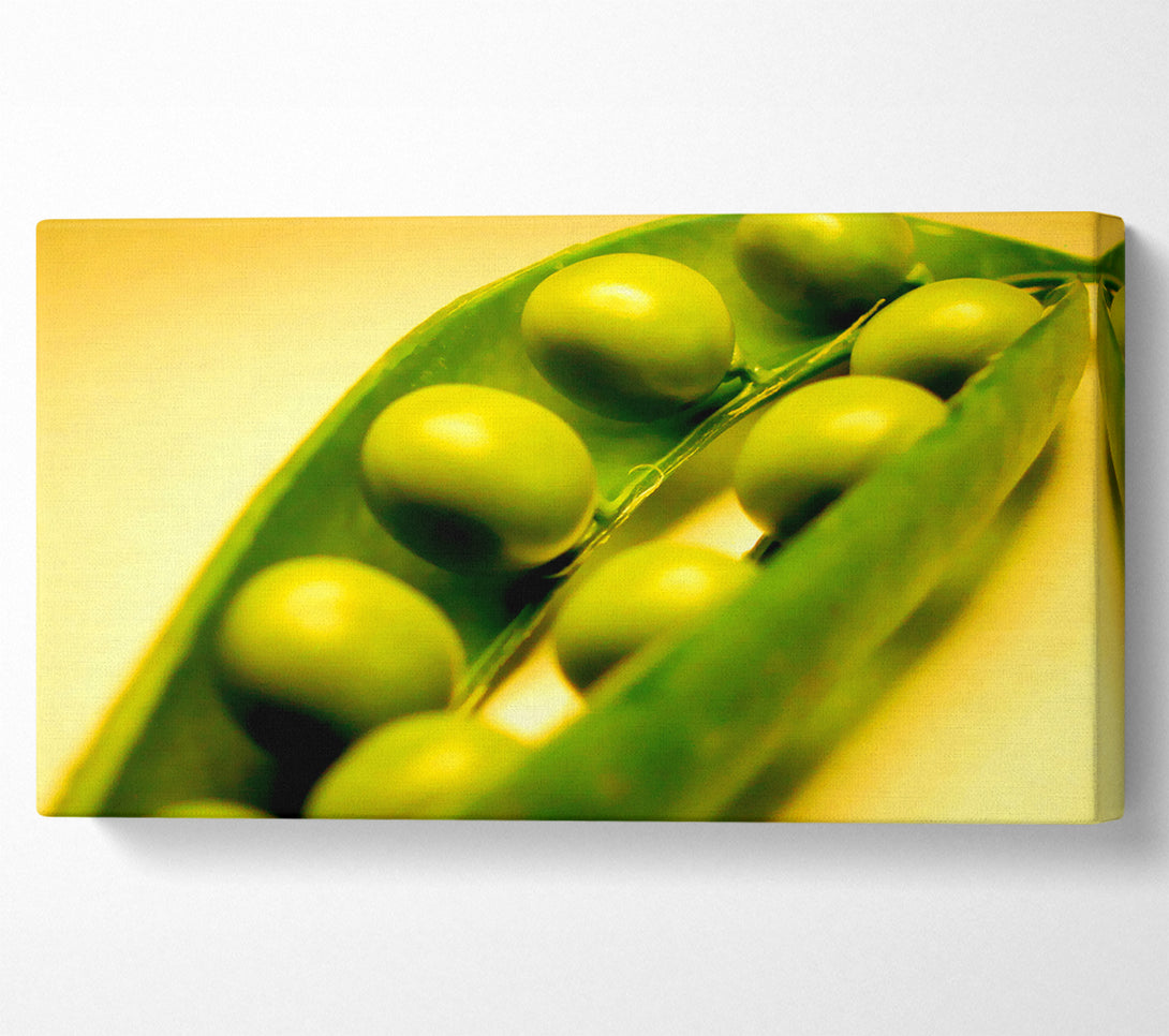 A Canvas Print of Pea Pod Canvas Wall Art