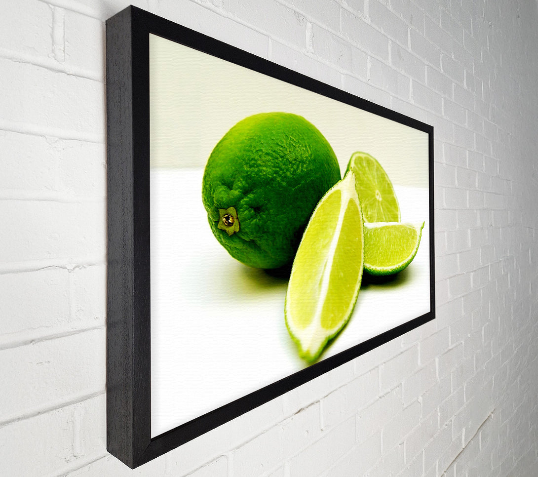  A Canvas Print of Lime Wedges Canvas Art