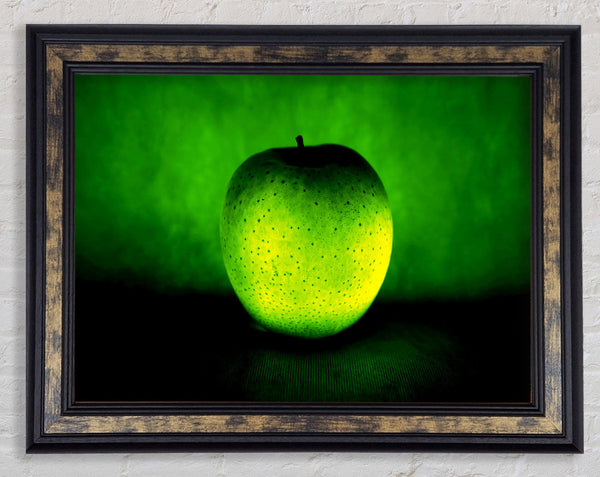 The Glowing Apple Framed Print