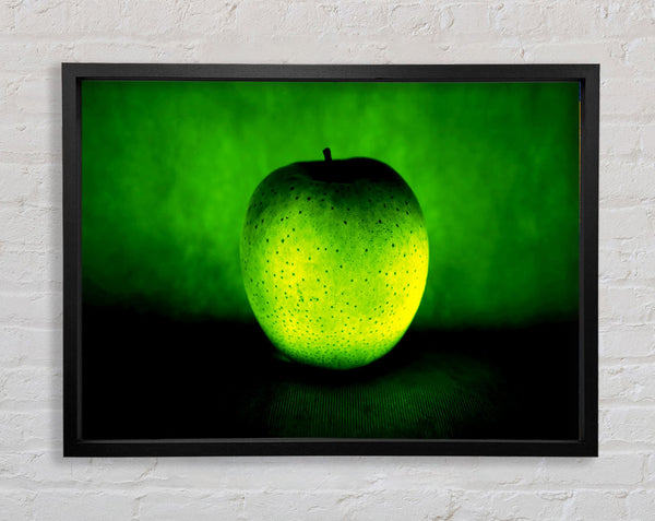 The Glowing Apple Framed Print