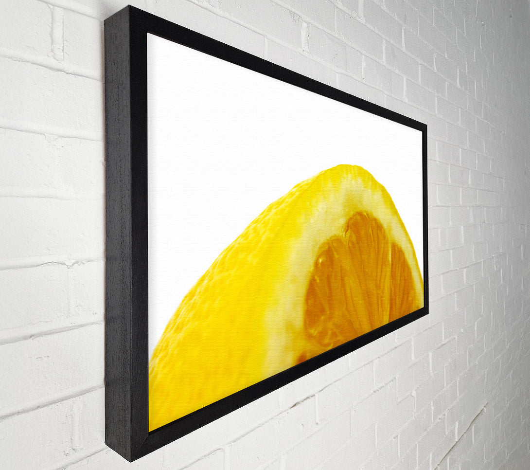  A Canvas Print of Lemon Wedge Canvas Wall Art