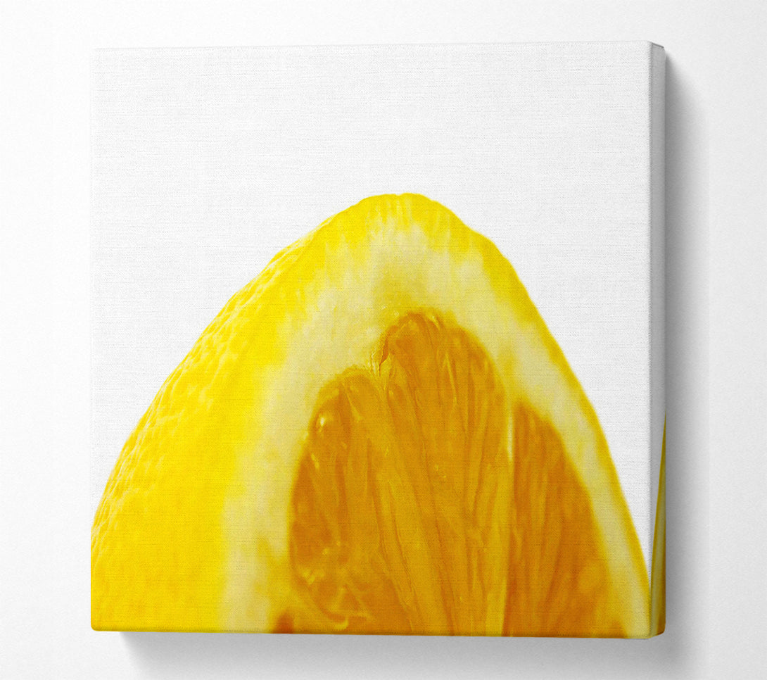  A Canvas Print of Lemon Wedge Canvas Wall Art