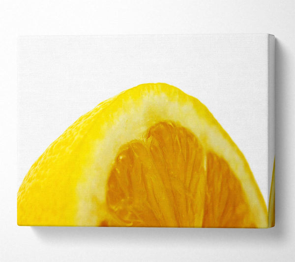  A Canvas Print of Lemon Wedge Canvas Wall Art