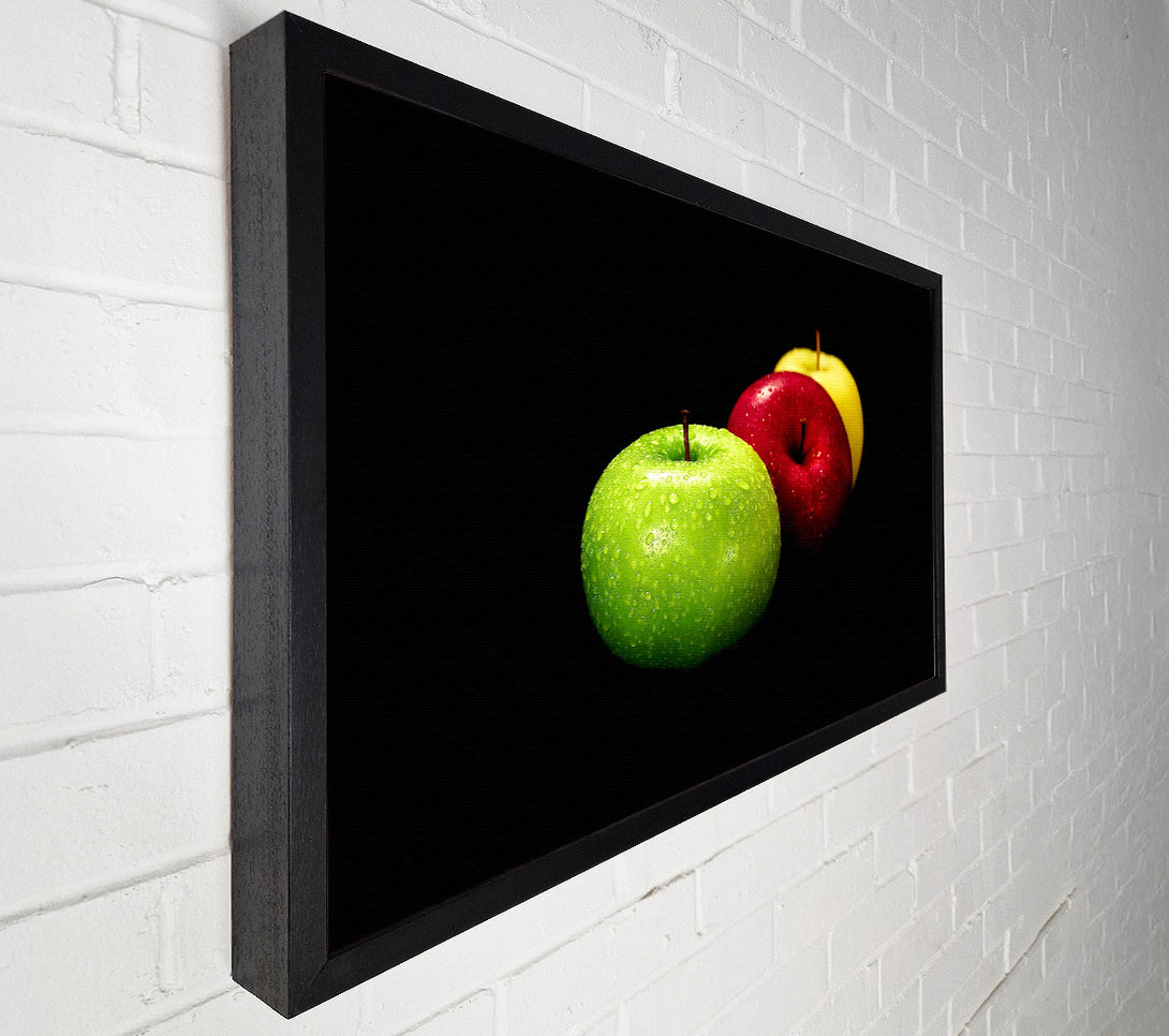  A Canvas Print of Trio Of Apples Canvas Print