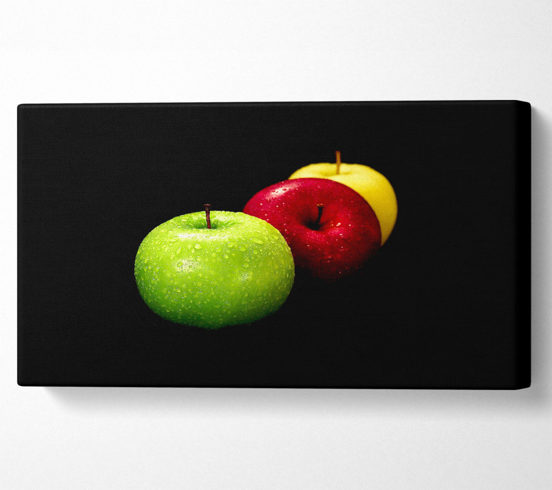  A Canvas Print of Trio Of Apples Canvas Print