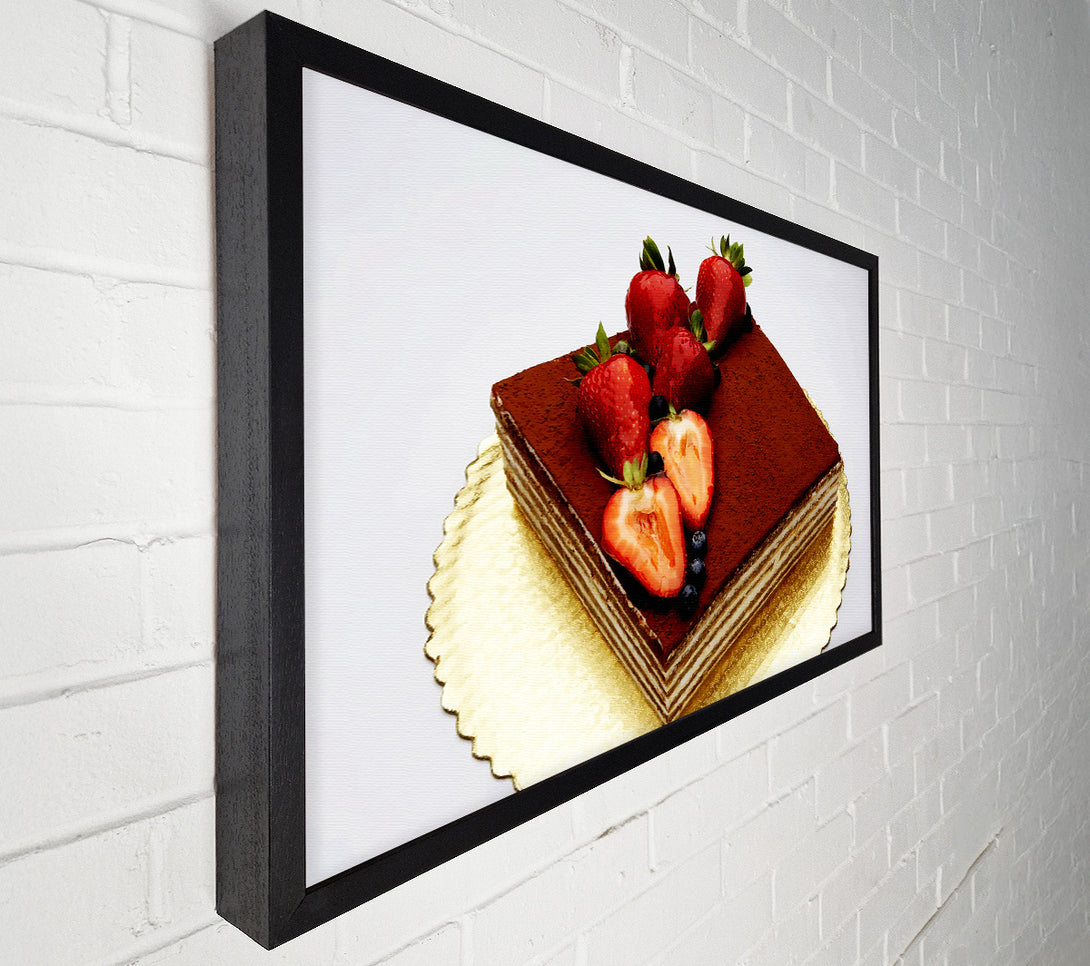  A Canvas Print of Stunning Chocolate Cake Canvas Print