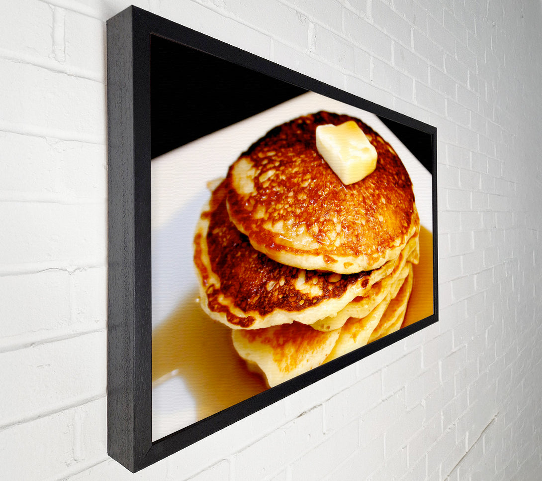  A Canvas Print of Syrup Pancakes Canvas Art