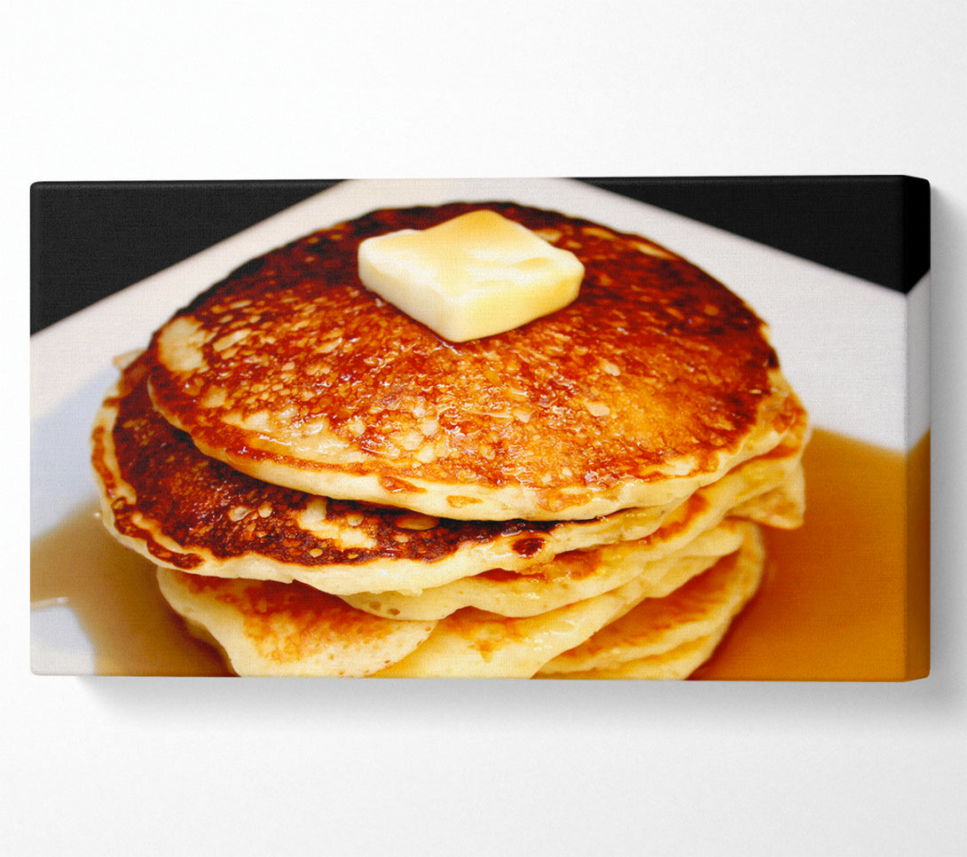  A Canvas Print of Syrup Pancakes Canvas Art