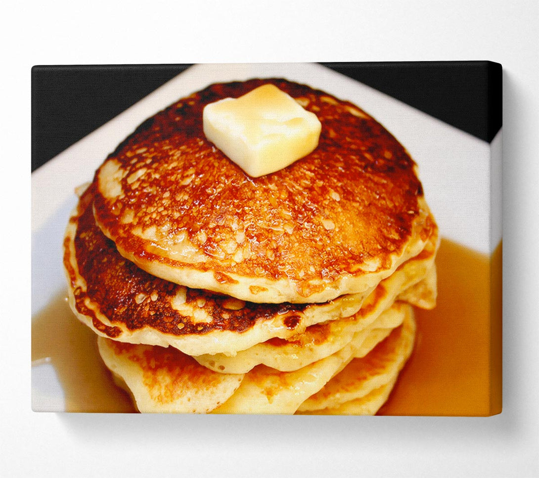  A Canvas Print of Syrup Pancakes Canvas Art