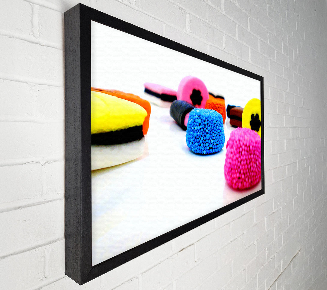  A Canvas Print of Liquorice Allsorts Dispaly Canvas Print