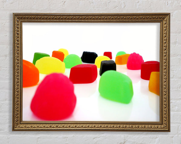 Juicy Winegums Framed Print