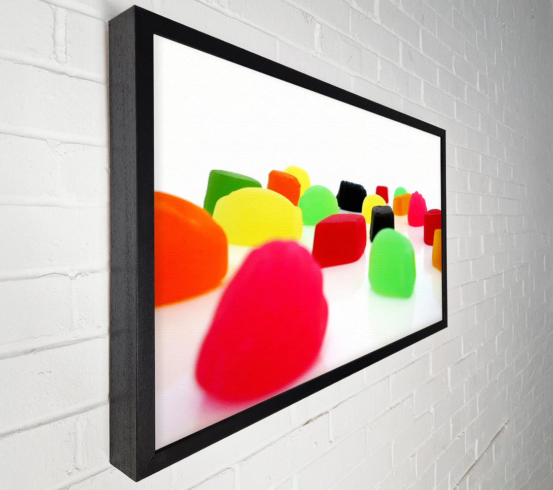  A Canvas Print of Juicy Winegums Canvas Print