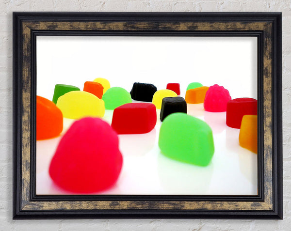 Juicy Winegums Framed Print