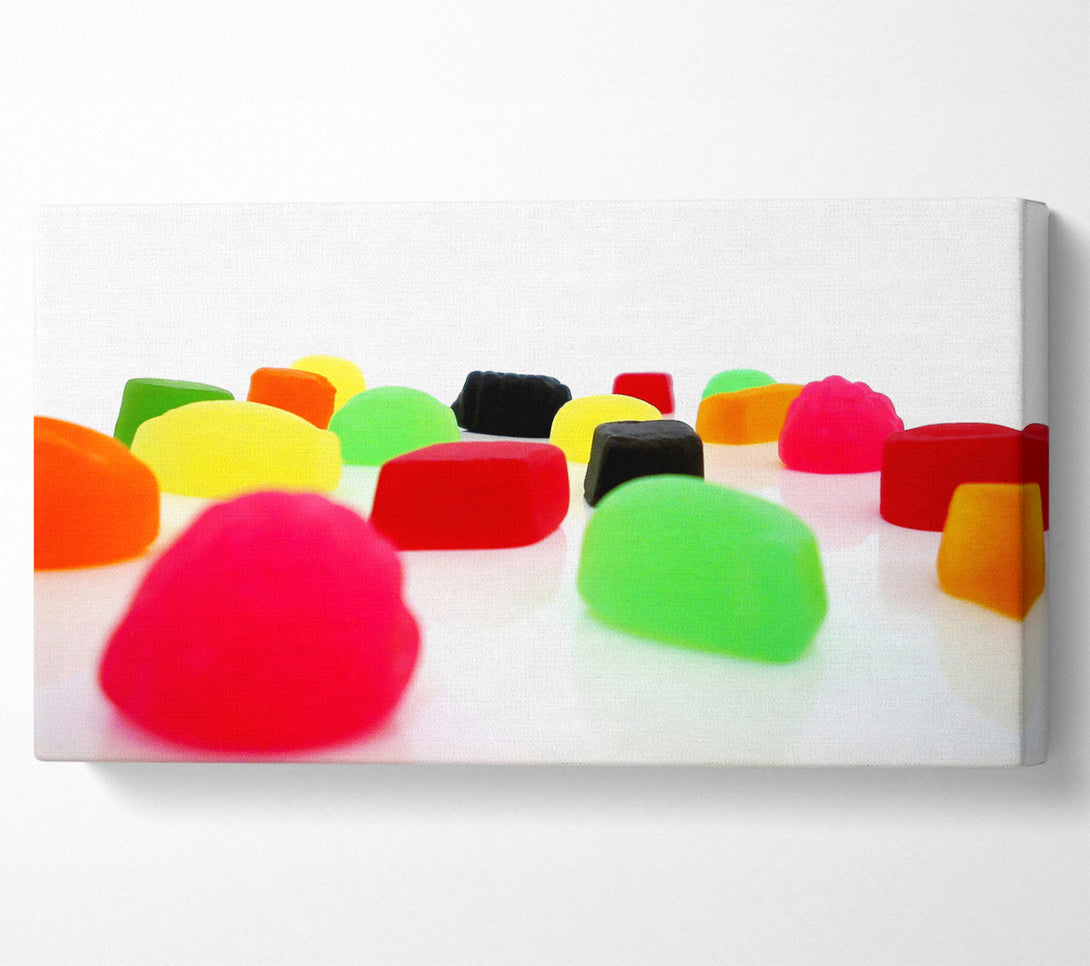  A Canvas Print of Juicy Winegums Canvas Print