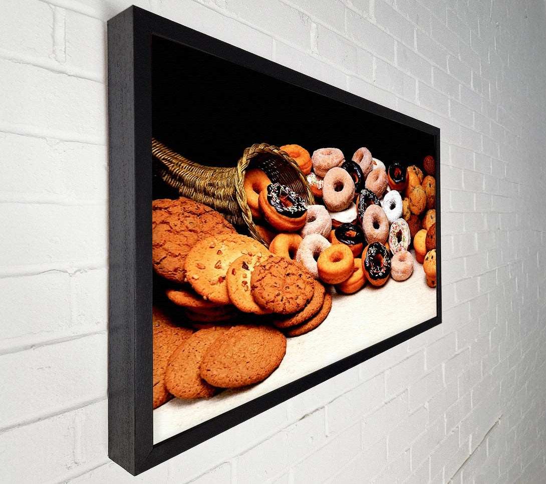  A Canvas Print of Donuts And Cookies Canvas Wall Art
