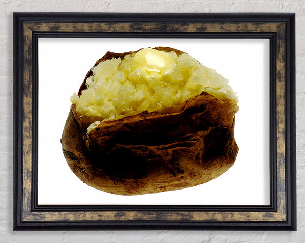 Jacket Potato Butter Melt Framed Print